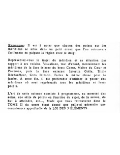 Cours digitopuncture tome 1 Initiation 2