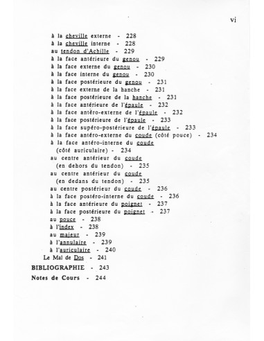 Cours digitopuncture tome 1 Initiation