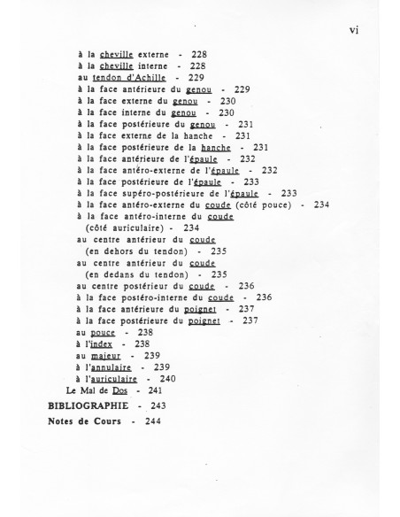 Cours digitopuncture tome 1 Initiation