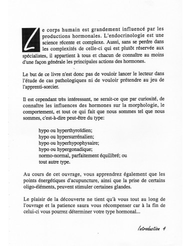 Hormones et Energie  cours tome6