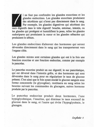 Hormones et Energie  cours tome6