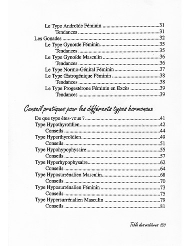 Hormones et Energie  cours tome6