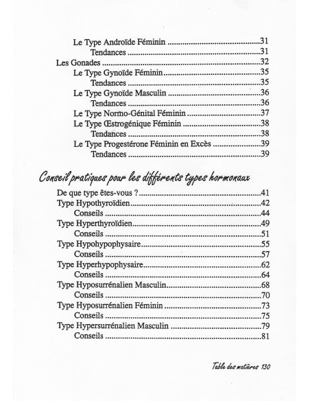 Hormones et Energie  cours tome6