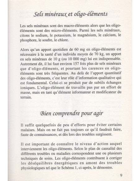 Les Oligo-éléments, source de vie et d'énergie, aussi indispensables que les vitamines