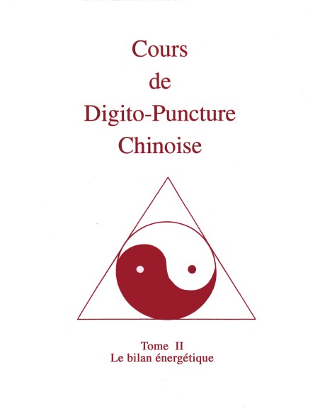 Kit formation électropuncture Beauté Livre de cours Tome 2 Bilan énergétique