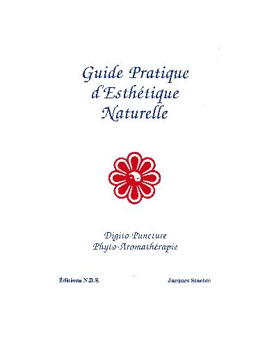 Kit formation électropuncture Beauté Livre de cours Guide pratique d'esthétique naturelle