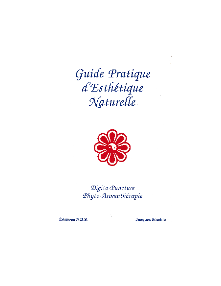 Kit formation électropuncture Beauté Livre de cours Guide pratique d'esthétique naturelle