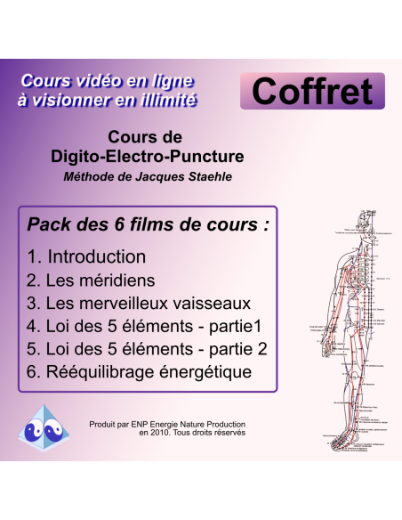 Kit formation électropuncture Beauté Pack de films de cours