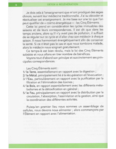 Détox et régénération