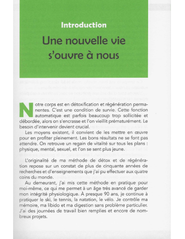 Détox et régénération