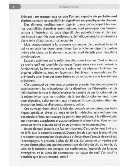 Effacer le ventre