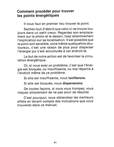 livre la santé par les médecines douces extrait trouver les points énergétiques