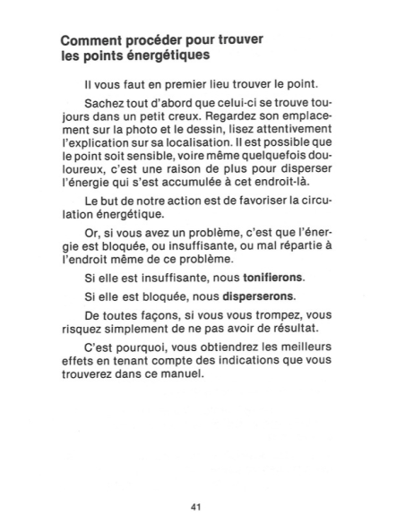 livre la santé par les médecines douces extrait trouver les points énergétiques