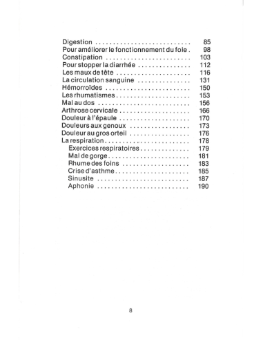 livre la santé par les médecines douces table des matières 2