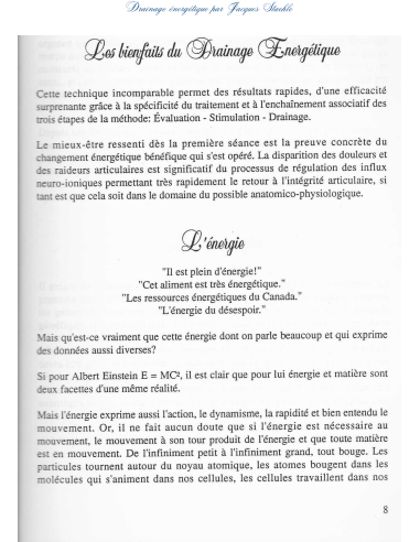 Cours Drainage énergétique page8
