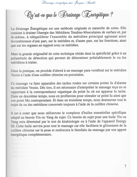 Cours Drainage énergétique page7 Cours Drainage énergétique page7