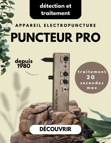Appareil d'électropuncture sans aiguille depuis 1980, traitement en 20 secondes
